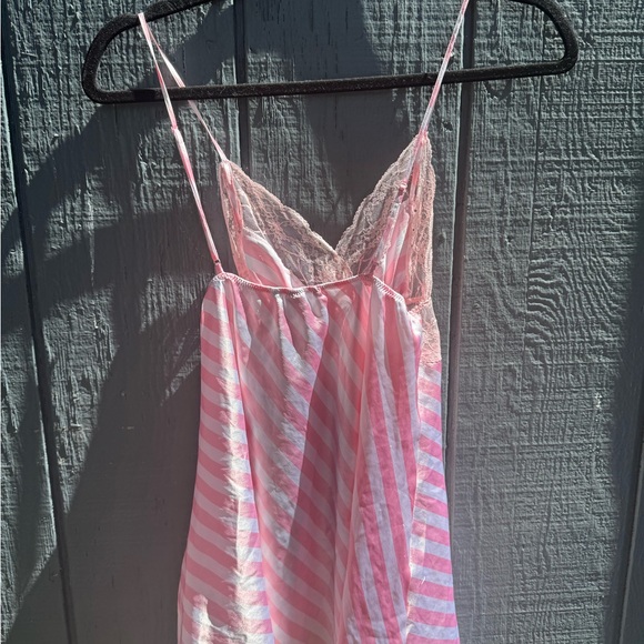 Pink white striped babydoll top from Victoria’s Secret - Picture 4 of 4